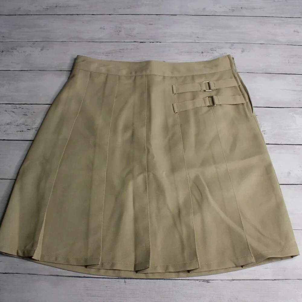 Girl's Pleated Skort Skirt Polo Shirts Youth Size 14 School Uniform Lot